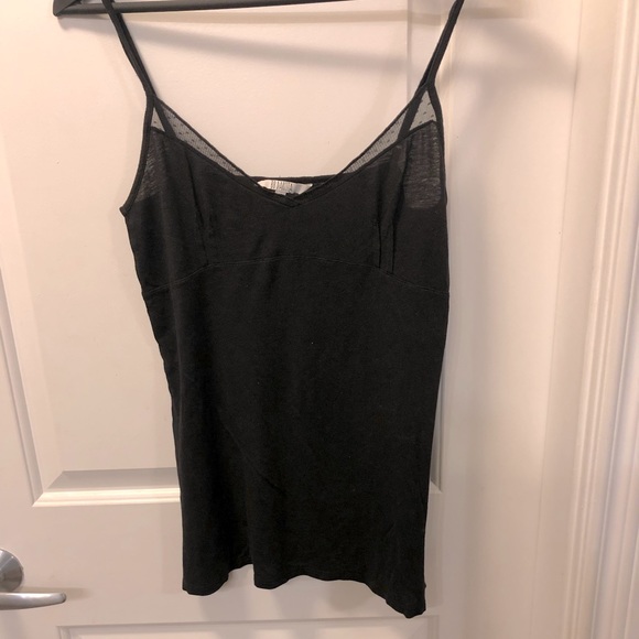 BB Dakota black tank with detailed neckline. Size M. - Picture 1 of 5